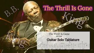 The Thrill Is Gone by B.B. King Guitar Tab