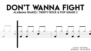 Don't Wanna Fight   Trinity Rock & Pop Drums Grade 3