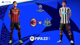 AC Milan vs Newcastle United Champions League 2023/24 Group F FIFA 23