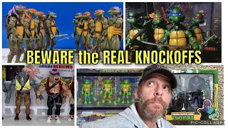 So what are the actual TMNT NECA KNOCKOFFS to look out for ??