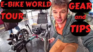 All my gear, WORLD TRAVEL Tips and Tricks | Why an E-bike? / Bicycle