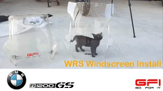 R1200GS WRS windscreen install (GSA style)