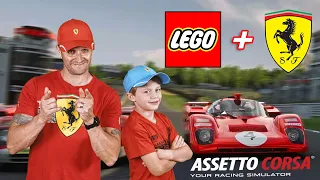 🏎️ LEGO Ferrari 512 M Takes on the Racetrack! 🏁