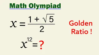 Math Olympiad Question | Can you Solve this Problem ? | Golden Ratio