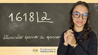 1.618÷2 | 1.618/2 | 1.618 dividido por 2| Como dividir 1618 por 2? | Divisão resolvida passo a passo