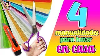 4 MANUALIDADES INCREIBLES que puedes hacer en CASA por DIY con Marlene Campos