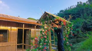 This Is The Piece Of Furniture That Took The Longest Time | Water Bamboo House#houseboat