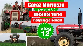 Vlog 12: Garaż Mariusza - napęd pompy hydraulicznej podnośnika - URSUS 1614