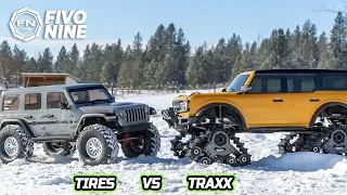 Rc Crawler Adventure | Traxxas Trx4 Traxx and Axial SCX10 Snow Crawling