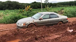 Camry 1998 off-road slow motion