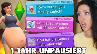 Ich habe die Sims 1 JAHR UNPAUSIERT laufen lassen und das passierte!