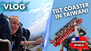 [Vlog] TILT COASTER fahren in TAIWAN! | Discovery World 🇹🇼 | Australien Tour 2024