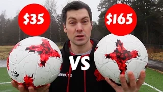 $35 vs $165 FOOTBALL! IS IT WORTH THE MONEY??? - adidas krasava -  мяч красава - AZUN