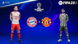 FIFA 23 - Bayern Munich vs Manchester United | UEFA Champions League 23/24 | PS5™ Gameplay [4K60]