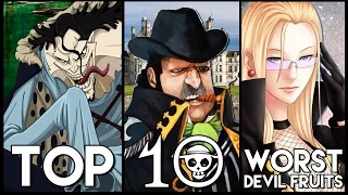 Top 10 Worst Devil Fruits In One Piece