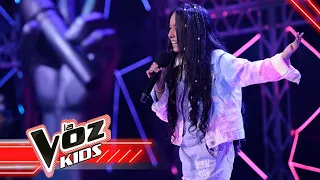 Angy sings ‘Cedro’| The Voice Kids Colombia 2021