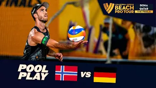 Mol, A./Sørum, C. vs. Ehlers/Wickler - Day 1 Highlights | Doha Finals 2023 #BeachProTour