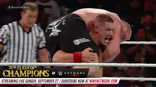 John Cena AAs to Brock Lesnar