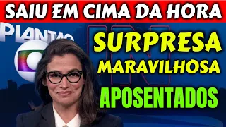 ✔ SAIUU AGORA! SURPRESA BOA PARA APOSENTADOS DO INSS