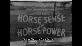 "HORSE SENSE IN HORSE POWER"  1936 DRIVER'S EDUCATION MOVIE  46614z