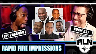 Rapid Fire Impressions with Jay Pharoah | About Last Night Podcast with Adam Ray Clips