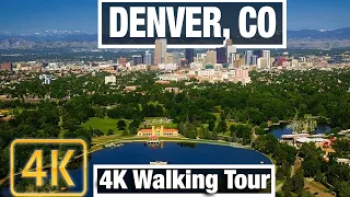 4K City Walks: Denver, Colorado Washington Park Area - Virtual Walk Treadmill City guide