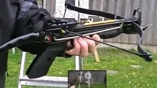 POWER TEST Cobra MX Pistol Crossbow 80lbs "self cocking" Armex Tomcat