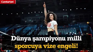 Dünya şampiyonu milli sporcuya vize engeli!