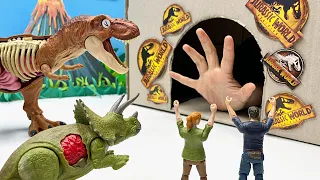 Tyrannosaur Dinos In Scary Cave | Dinosaur Anatomy Fun Video