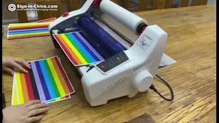 350 Desktop Thermal Roll Laminator for A3/A4 UV Dtf Film