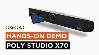 Poly Studio X70 Hands-on DEMO