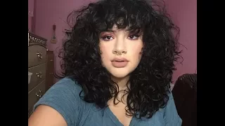 HOW TO CUT CURLY BANGS + Q & A