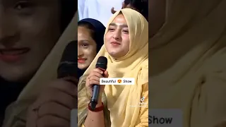 Mazaq Rat Beautiful Show |Viral Girl Speak With Imran Ashraf | Shayari Girl Video | Confident Girl