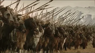 King Théoden's epic speech at the Pelennor Fields