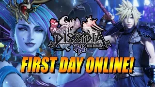 FIRST DAY ONLINE! Final Fantasy Dissidia NT - Online Beta