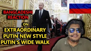 REACTION ON Best Moments of Vladimir Putin || Putin New style Extraordinary Putin's Walk| Wide Putin