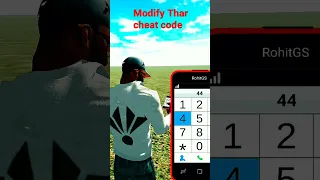 Modified Thar cheat code in Indian bike driving 3D game 😈 ll #cheat #code