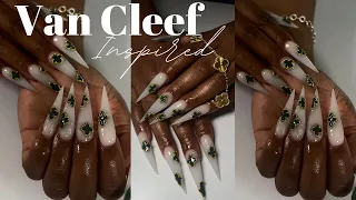 Watch me work: Van Cleef inspired nails | Girl talk