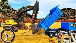 City Road Construction Simulator 3D - Asphalt Road Layout Machinary - Android Gameplay