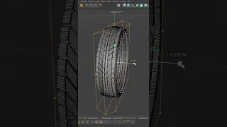 Modelind a tire #cinema4d #3d #3dmodeling