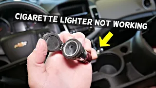 CHEVROLET CRUZE FRONT CIGARETTE LIGHTER SOCKET REPLACEMENT REMOVAL, CIGARETTE LIGHTER NOT WORKING