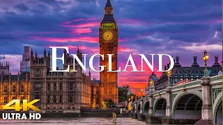 FLYING OVER ENGLAND (4K UHD) - Relaxing Music Along With Beautiful Nature Videos - 4K Video Ultra HD