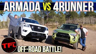 Both The Toyota 4Runner & Nissan Armada Are Off-Road LEGENDS — And This Proves It!