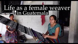 the ancient Mayan art of weaving, indigenous women's weaving corporative in Guatemala Quetzaltenango