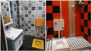 Asian Squat toilet design ideas / Simple Toilet Bathroom ideas #20  💕✨