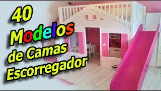 Camas casinha com Escorregador - 40 modelos #comofazer