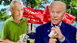 Joe Biden's Drunk Brother say's Trump's Gonna Lose - try not to laugh