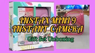 INSTAX MINI 9 UNBOXING / INSTANT CAMERA GIFT SET