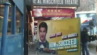 H2$: Darren Criss' poster being put up! (ORIGINAL)