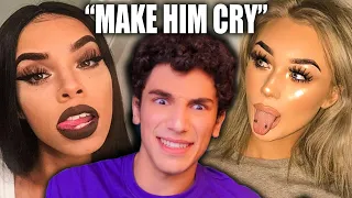 Toxic TikTok Girls: "HURT HIM-" 🤡